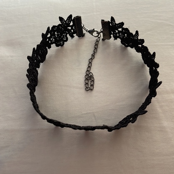 3 Black Lace Choker Necklaces - Picture 3 of 3